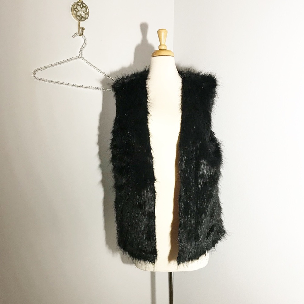 Tommy Hilfiger reversible Faux Fur Vest Size L